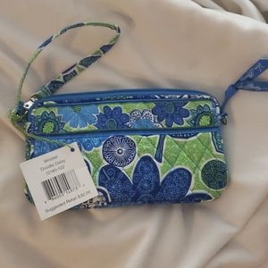 Vera Bradley Wristlet in pattern Doodle Daisy